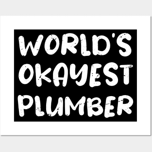 World's okayest plumber Posters and Art